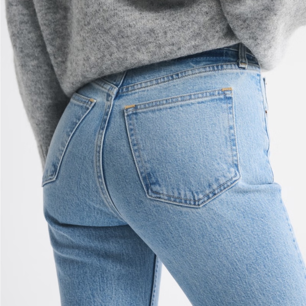 Abercrombie and Fitch ultra high rise straight jeans